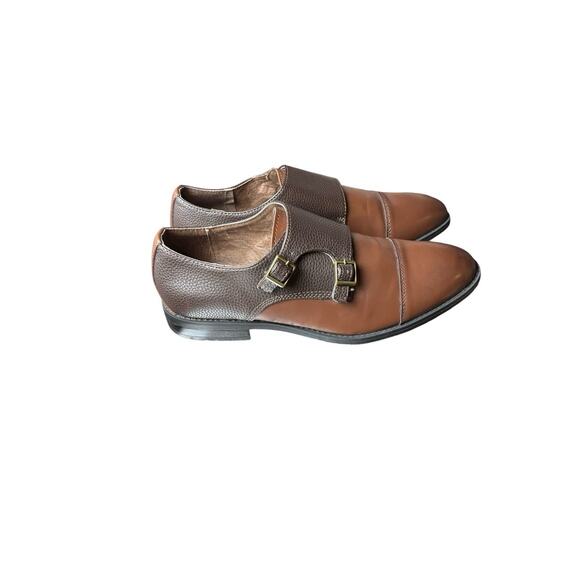 Joseph Abboud Glenn Slip on Monk Men's Strap 11 Dress Shoes Business Casual - Picture 4 of 7